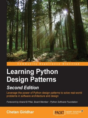 cover image of Learning Python Design Patterns